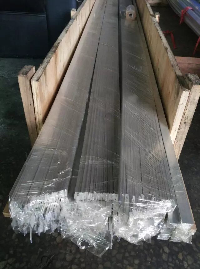 anodised aluminium flat bar