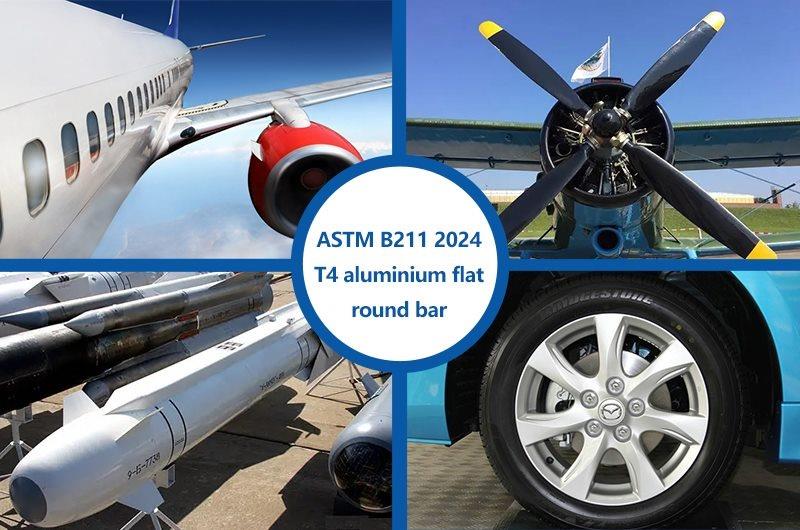 ASTM B211 2024 T4 aluminium flat round bar