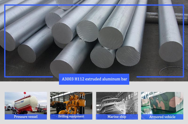 A3003 H112 H14 extruded aluminum bar